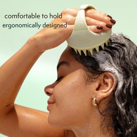 Nature Spell Scalp Massager & Scrubber, for Wet and Dry Hair