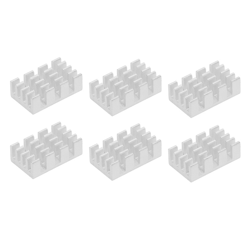 80Pcs Aluminum Heatsinks Module Cooling Radiator Board for Electronic Components