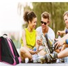 FIBOUND Roller Skate Bag, Oxford Fabric, Pink, 15.35 x 7.87
