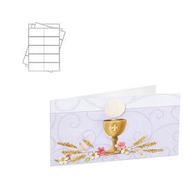 arkamii Karten für Gastgeschenke Verpackung für Kommunion Jungen (0046, 60)