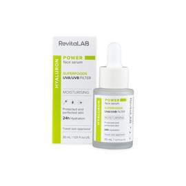 RevitaLAB Power Face Serum with Superfoods. A concentrated product specially formulated to provide an effective defence against environmental aggressors