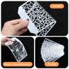 8 Pcs Stencils for Crafts Reusable Texture Stencils Leopard Brick