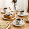 Hiware 6-Piece Demitasse Espresso Spoons, 4 Inches Stainless Steel Mini