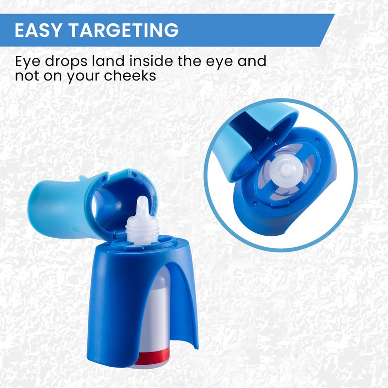 remedic Eye Drop Helper with Silicone Adapter – Accurate, One-Handed