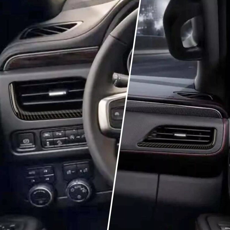 CheroCar Car Interior Side A/C Air Vent Outlet Strip Cover