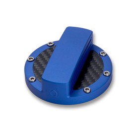 Deff Nissan 01 Aluminum Chunks Oil Filling Cap Cover Blue