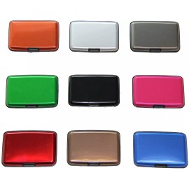 Miami CarryOn 5 PCS CarryOn RFID Wallet, Secure Aluminum Card Holder - Prevent Identity Theft