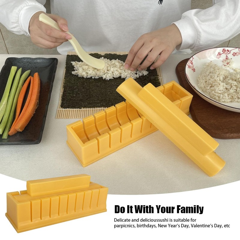 Healthman Sushi Maker, Sushi DIY Mold Set - Easy Sushi
