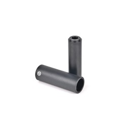 Salt BMX Pegs, Black, 4.5 inches (115 mm) AM Nylon Pegs, Compatible with 0.6 inch (14 mm) Axles, 3/8" Adapter Included