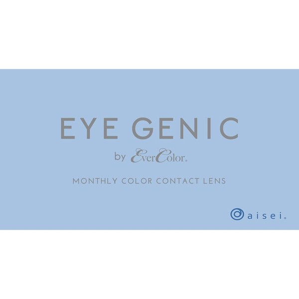 EYEGENIC(アイジェニック) by evercolor (エバーカラー) 1ヵ月/2枚入り (度なし) 【シャイニーリッチ】