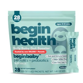 Begin Health Prebióticos Y Probióticos Beginbaby Para Bebés De 0 A 12 Meses  Fórmula Para Bebés Con Prebióticos Y Probióticos En Polvo Con 2-Fl HmoS  
