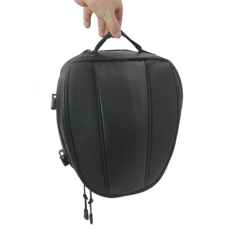 Shkalacar Motorcycle Tail Bag, Multifunctional Motorcycle Back Seat Bag, Luggage