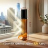PrettyCare Set of 24, 10 ml Amber Glass Roller Bottles