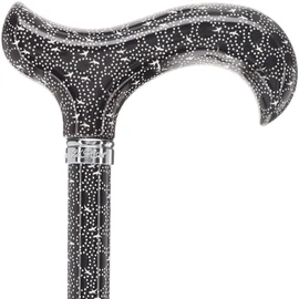 Royal RC Canes Chic Adjustable Walking Cane – Everlasting Delight Floral Pattern – Stylish Lightweight Derby Cane for Women and Men – Adjustable from 29" to 38" with 16mm Tip