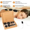 OnVisit Hot Stone Massage Set with Warmer Kit, 10 PCS