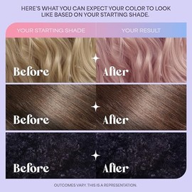Hally Hair Tinte para El Cabello Color Nube(Oro Rosa) - Tinte de Cabello de Espuma Demi-Permanente para Mujeres y Hombres - Kit de Tinte para El Cabel