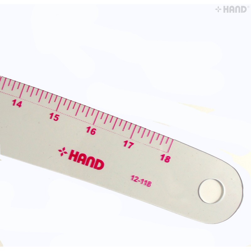 HAND Metric Vary Form Curve Ruler NO.12-118, Flexible,18 Inches