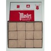 LGS Master Billiard/Pool Cue Chalk - Gold/Tan - 1 Pack/12