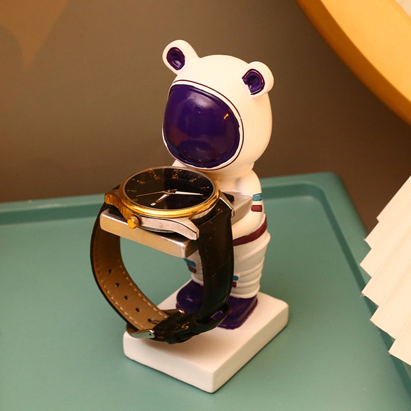 Resin Watch Stand Handmade Figurine Model Decorative Watch Display Stand