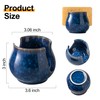 Zoeeker Ceramic Sponge Holder, Kitchen Sink Scrub Caddy Organizer Dish