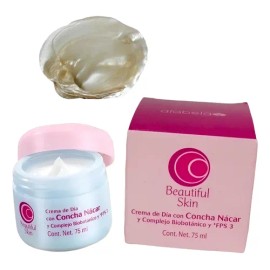 Crema De Día Con Concha Nácar Y Complejo Biobotánico Fps 3                                                                                            