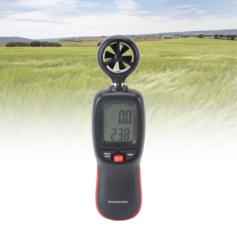 Digital Anemometer High Accuracy Backlit Multifunctional Micro Wind Speed Sensor