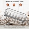 Orimade Shower Caddy Basket Shelf with 5 Hooks Adhesive Organizer