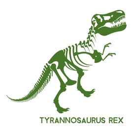 Tyrannosaurus Rex Wall Decorating Ideas Tyrannosaurus Dinosaur Skeleton Wall Art Design Abstract Animal Cartoon Animals Green Child's Bedroom Holiday Gift - Size: 40(W) x 36 (H)
