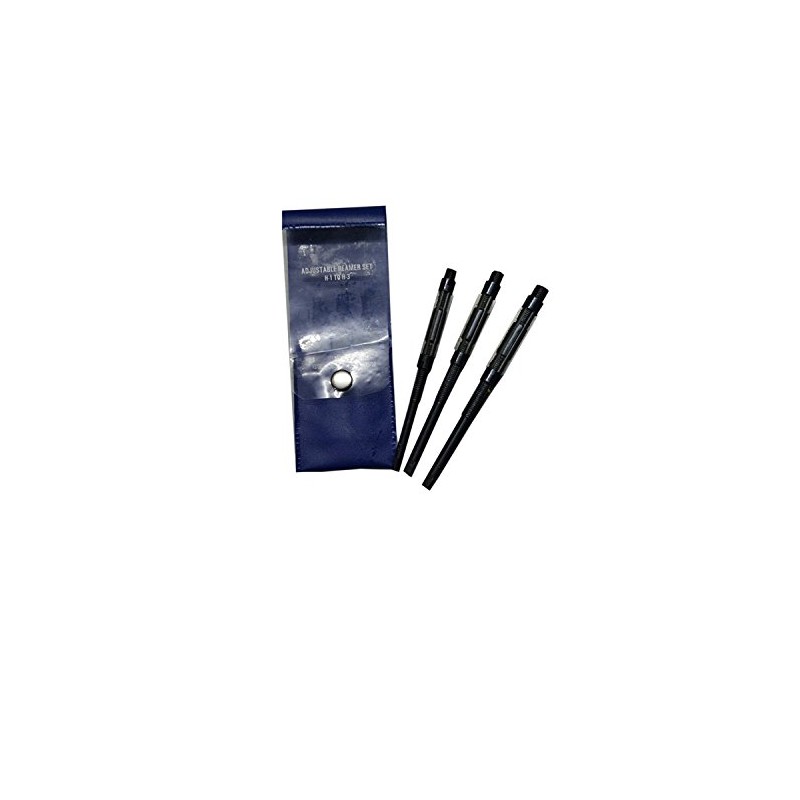 Adjustable Expanding Hand Reamer 3 Piece Set 3/8"- 15/32" -