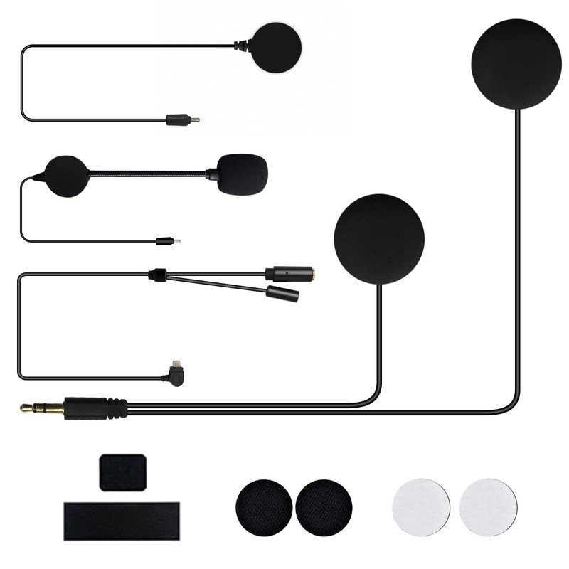 TNICER Helmet Speaker Set Compatible with New T2 Plus Models