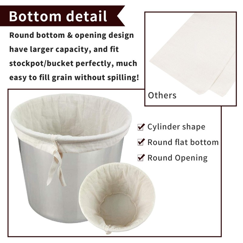 CONIE Extra Large 20"x24" Reusable Straining Brew in a Bag