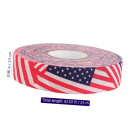 Generic 1 Roll Hockey Tape for Ice Rackets Cold Resistant Non Slip Grip Resistant Hockey Supply for Practice and Decoration with Unique Design