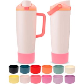 Kaitiaki Silicone Boot for Owala 30oz & 40oz FreeSip Sway Bottles & Tumblers - Non-Slip, Scratch-Resistant, Stability Enhancer, Available in 12 Colors (Vintage Rose)