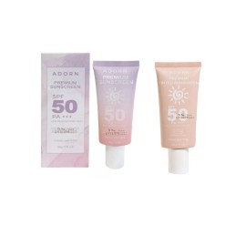 Adorn Premium Sunscreen & Tinted Sunscreen Bundle  SPF 50 PA+++ 50g Each