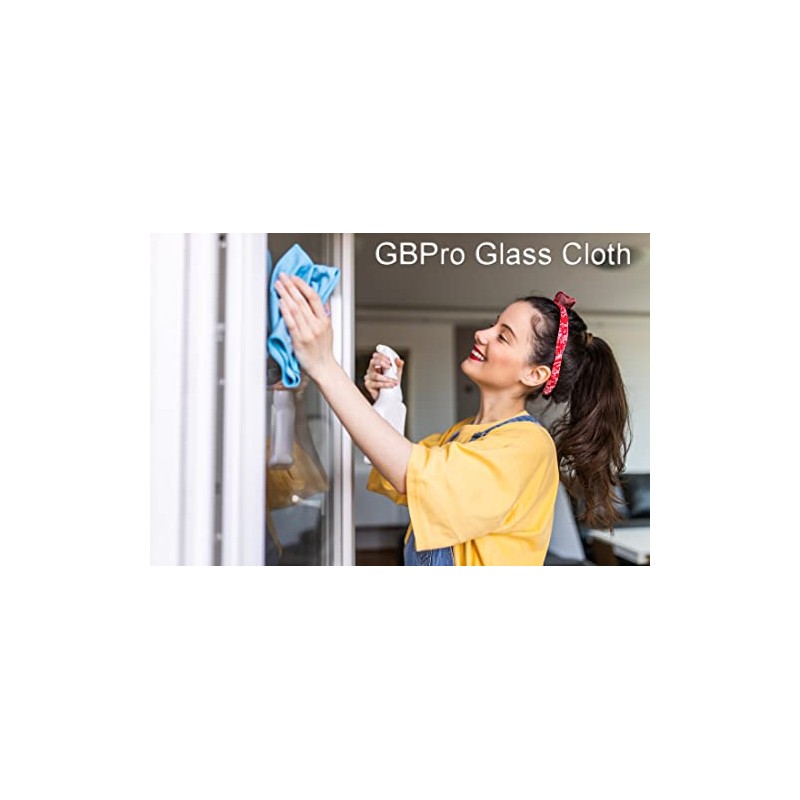GBPro Premium Fishscale Microfibre Glass/Window finishing cleaning cloth - 300gsm