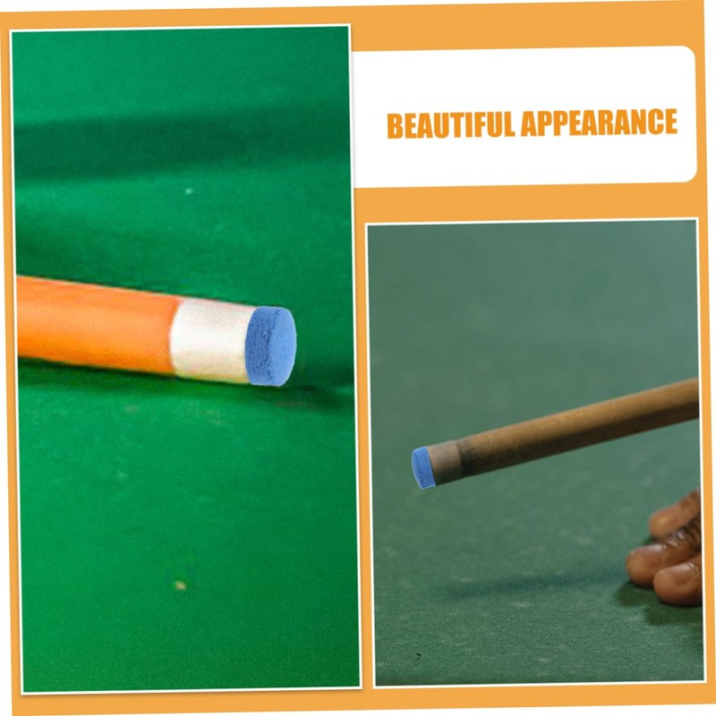 BESPORTBLE Snooker Pool Cue Tips 50pcs Replacement Kit Billiard Cue