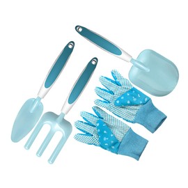 Sosoport 1 Set Garden Tool Set Tools Gardening Supply Garden Shovel Gardening Small Shovel Gardening Metal Rake Shovels for Gardening Digging Gardening Rake Storage Polyester Cotton Child