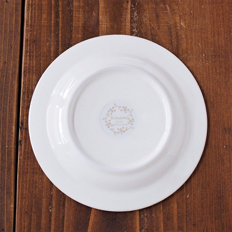 Minorutouki Medium Plate, Pot Mu, Diameter 6.3 inches (16 cm),