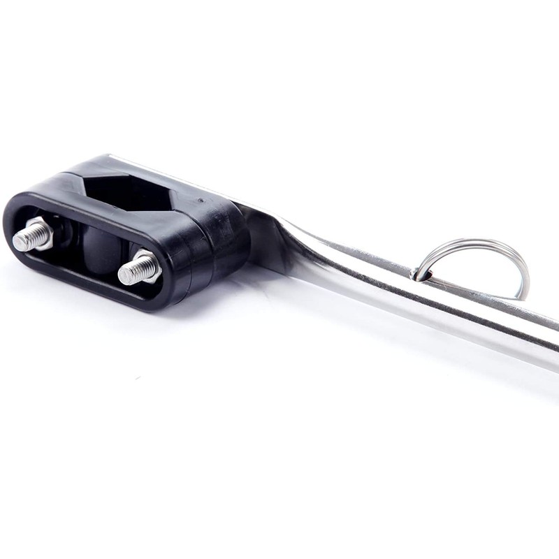 Amarine Made 2-Pack Stainless Steel Rail Mount Boat Pulpit Staff