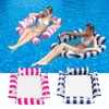 TUXUNQING Inflatable swimming bed, inflatable water hammock, air mattress pool,