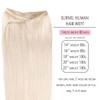 SURNEL Hair Weft Hair Extensions Human Hair 16 inch Color
