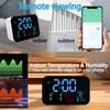 ZAICOLER Smart Clock Real Time Time, Date, Weekday Display Large