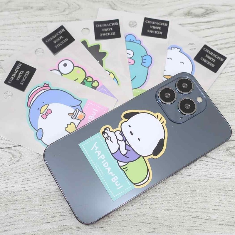 Nishimura Yuji x Hapidanbui [Die Cut Sticker] Character Sticker/Hangyodon Relax