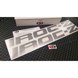 UNDERGROUND DESIGNS IROC-Z Third Gen Camaro Door Decal Kit Metallic Silver