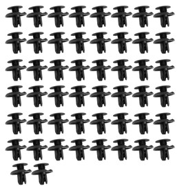 Suuonee Car Door Bumper Fastener, 91512-SX0-003 Car Bumper Fasteners Push Pin Rivet Trim Clips Fits for Honda Civic 2003-2018[50pcs]