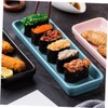 OFFSCH Long Ceramic Sushi Serving Dish Snack Trays Decorative Home