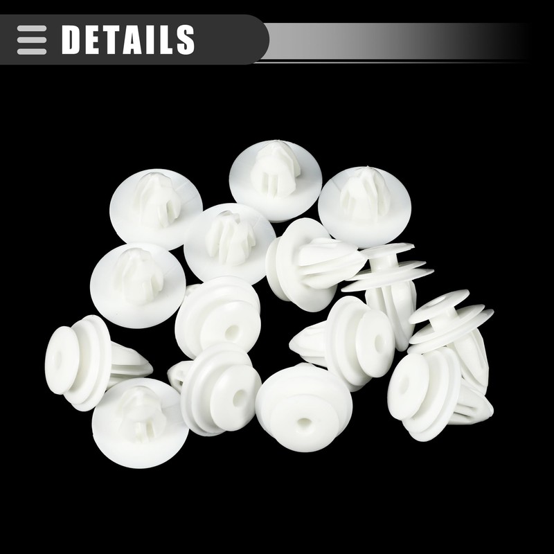 Motoforti Car Door Trim Panel Push Clips Pillar Retainer, for