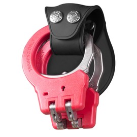 GUN & FLOWER Universal Case Holder Pouch, Compatible with ASP & Hinged/Chain/Folding Rigid Handcuff, Fits Duty Belt 1.5'' 1.75''