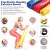 4.9ft Resistance Bands Set, Exercise Bands for Physical Therapy, Yoga,