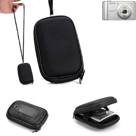 K-S-Trade Hardcase, carry case for compact camera Sony Cyber-shot DSC-W800, black | shock proof Protective bag light weight (TM)